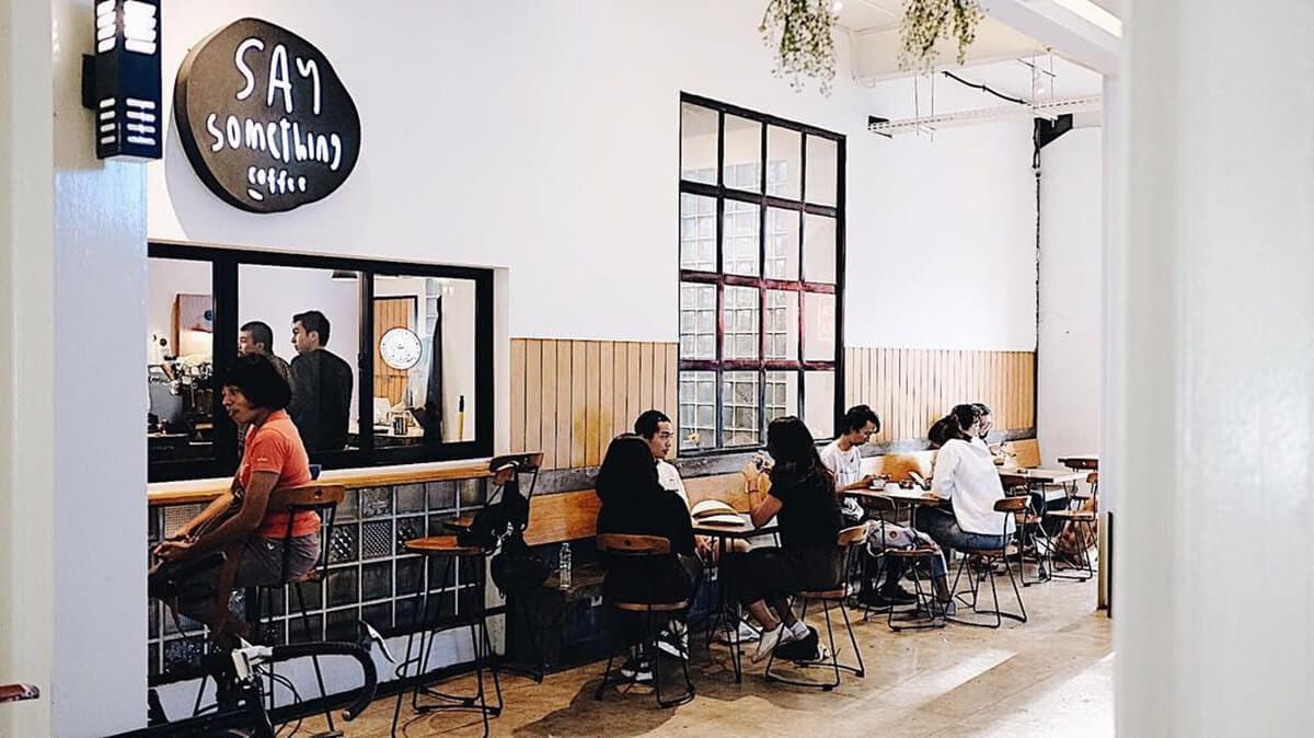 Say Something Coffee: The Perfect Workspace Say Something Coffee: The Perfect Workspace